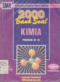 Image of 2000 Bank Soal SMA Ilmu Kimia Program A1,A2