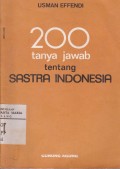 200 Tanya Jawab Tentang Sastra Indonesia