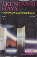 Akuntansi Biaya Jilid 2 Perencanaan dan Pengendalian