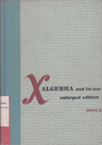 Image of Algebra and Its Use, Book 1 Enlarged Edition