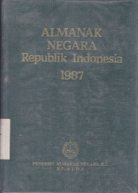 Image of Almanak Negara Republik Indonesia 1987