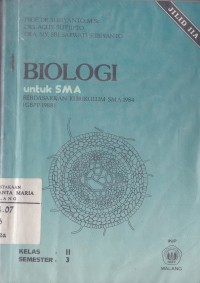 Image of Biologi untuk SMA Jilid IIA Kelas II Semester 3