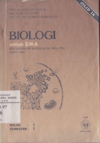 Image of Biologi untuk SMA Jilid IA Kelas I semester 1