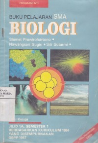 Image of Buku Pelajaran Biologi SMA Jilid 1A Semester 1 Edisi ke-3