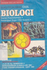 Image of Buku Pelajaran Biologi SMA Edisi ke-3 Jilid 2A-A1 Semester 3