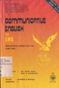 Image of Communicative English For SMA Berdasarkan Kurikulum 1984 (GBPP 1987)Jilid IIIB