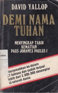 Image of Demi Nama Tuhan
