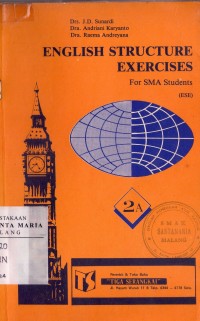 Image of English Structure Exercises For SMA Students (ESE) Jilid 2A