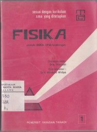 Image of Fisika 1 untuk SMA - IPA/Sederajat Kelas.1 Semester I