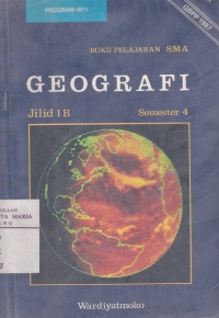 Image of Buku Pelajaran Geografi SMA Jilid 1B Semester 4