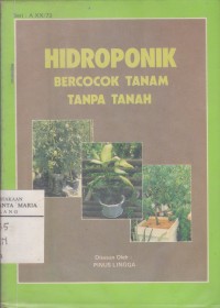 Image of Hidroponik Bercocok Tanam Tanpa Tanah