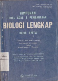 Image of Himpunan Soal-soal & Pembahasan Biologi Lengkap untuk SMTA