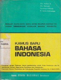 Image of Kamus Baru Bahasa Indonesia