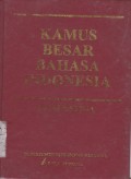 Kamus Besar Bahasa Indonesia Edisi Ketiga