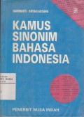 Kamus Sinonim Bahasa Indonesia