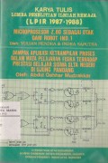 Microprosesor Z.80 Sebagai Otak Dari Robot Ind.1, Dampak Aplikasi Ketrampilan Proses Dalam Mata Pelajaran Fisika Terhadap Prestasi Belajar Siswa SLTA Negeri di Ujung Pandang