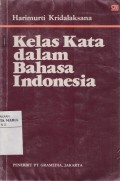 Kelas Kata dalam Bahasa Indonesia