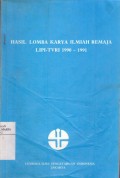 Hasil Lomba Karya Ilmiah Remaja LIPI-TVRI 1990 - 1991