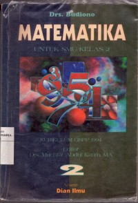Image of Matematika Untuk SMU Kelas 2 Kurikulum GBPP 1994 Jilid 2