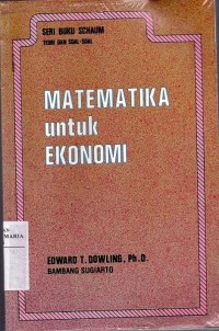 Image of Matematika untuk Ekonomi