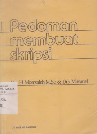 Image of Pedoman Membuat Skripsi atau Tesis