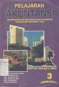 Image of Pelajaran Akuntansi 3 untuk Kelas 3 SMU