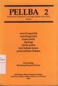 Pellba 2 Neurolinguistik Sosiolinguistik Humanistik Tipologi Aliran Praha Tata Bahasa Kasus Pemerolehan Bahasa
