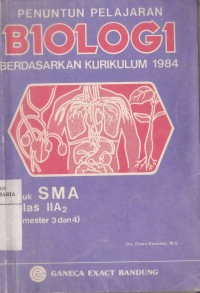 Image of Penuntun Pelajaran Biologi untuk Kelas IIA2 (Semester 3 dan 4)