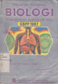 Image of Penuntun Pelajaran Biologi untuk SMA Kelas IIA2 Semester 3 dan 4