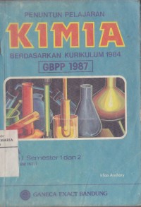 Image of Penuntun Pelajaran Kimia untuk SMA Kelas 1 Semester 1 dan 2 (Program Inti)