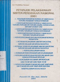 Image of Petunjuk Pelaksanaan Sistem Pendidikan Nasional 2001