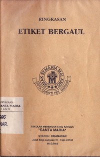Image of Ringkasan Etiket Bergaul