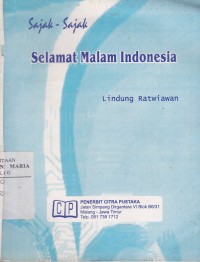 Image of Sajak-sajak Selamat Malam Indonesia