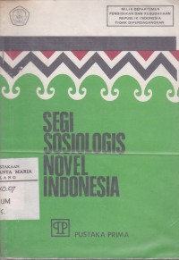 Image of Sisi Sosiologis Novel Indonesia