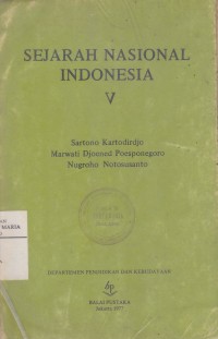 Image of Sejarah Nasional Indonesia V