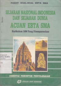 Image of Sejarah Nasional Indonesia dan Sejarah Dunia Acuan Ebta SMA