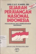 Sejarah Perjuangan Nasional Indonesia Perjuangan dan Pembangunan Indonesia untuk SMTA 1