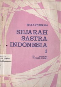 Image of Sejarah Sastra Indonesia 1