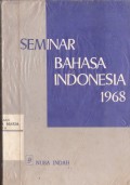 Seminar Bahasa Indonesia 1968
