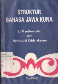 Image of Struktur Bahasa Jawa Kuna