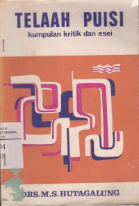 Image of Telaah Puisi Kumpulan Kritik dan Esei