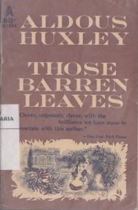 Image of Those Barren Leave