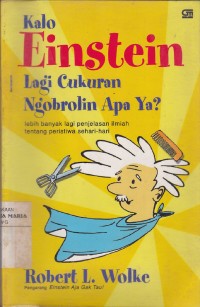 Image of Kalo einstein lagi cukuran ngobrolin apa ya?