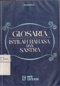 Image of Glosaria Istilah Bahasa dan Sastra