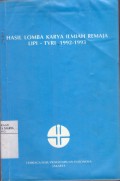 Hasil Lomba Karya Ilmiah Remaja LIPI - TVRI 1992 - 1993