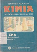 Penuntun Pelajaran Kimia (Edisi Kedua) untuk SMA Kelas I Semester 1 dan 2 (Program Inti)