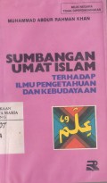 Sumbangan Umat Islam Terhadap Pengetahuan dan Kebudayaan